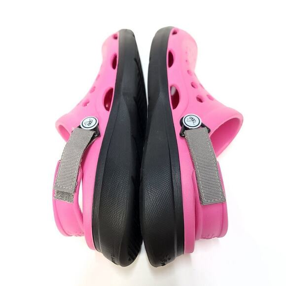 Joybees Clog Shoes Size Womens 9 Mens 7 Pink Black Slip On Shoe​ - Picture 9 of 12
